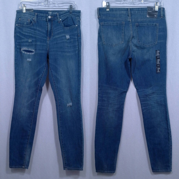 GAP Pants - Gap leggings Sz 10 Super skinny Distressed Ripped